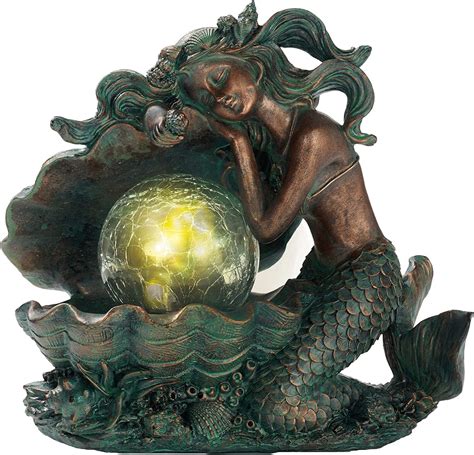 mermaid solar light